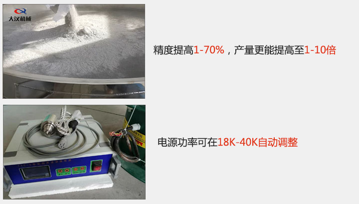 精度提高1—70%，产量更能提高至1-10倍  电源功率可在18K-40K自动调整
