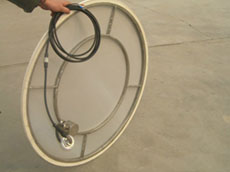 超声波丝瓜视频黄片地址换能器与网架安装完成