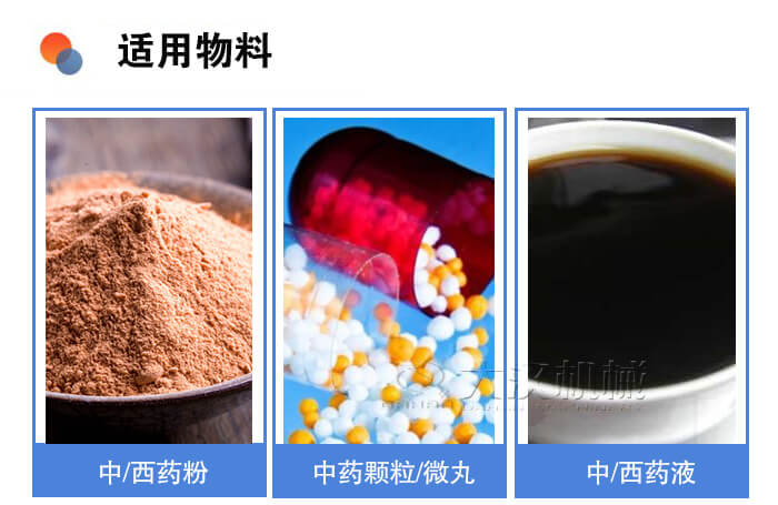 医药丝瓜视频黄片地址适用物料：中/西药粉，中药颗粒/微丸，中/西药液。
