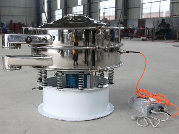 超声波旋振筛加装超声波换能器实现超细物料的筛分与除杂。