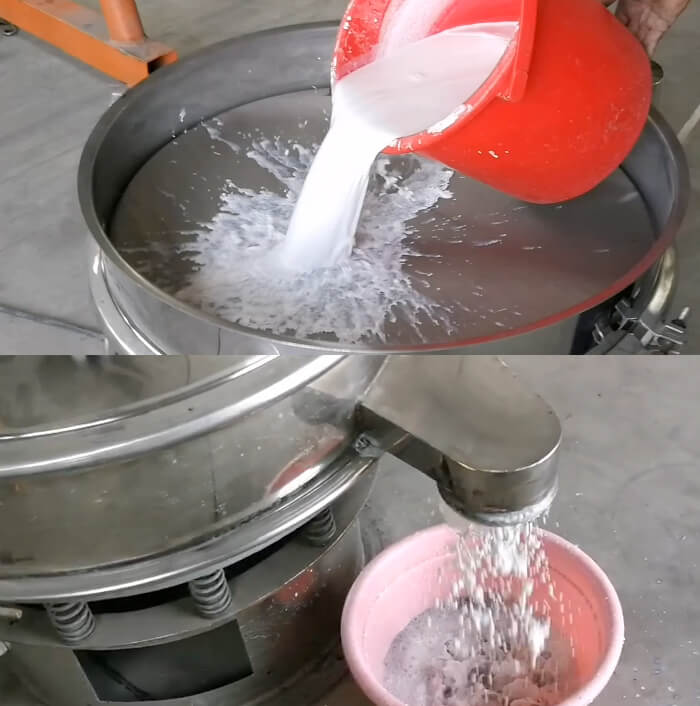 红薯淀粉丝瓜视频黄片地址对红薯液体进行过滤展示图